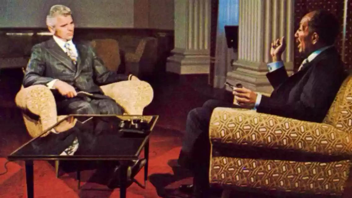 Garner Ted Armstrong interviews Anwar Sadat